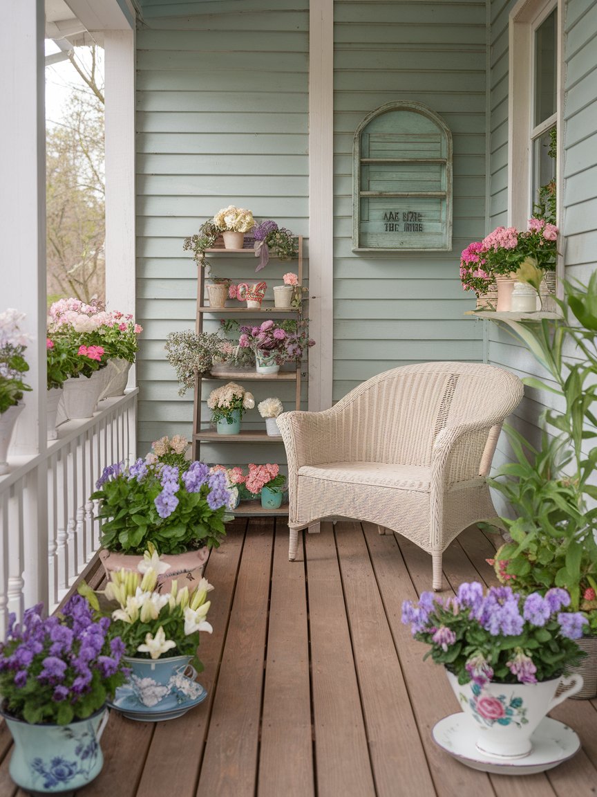 spring porch planters 3