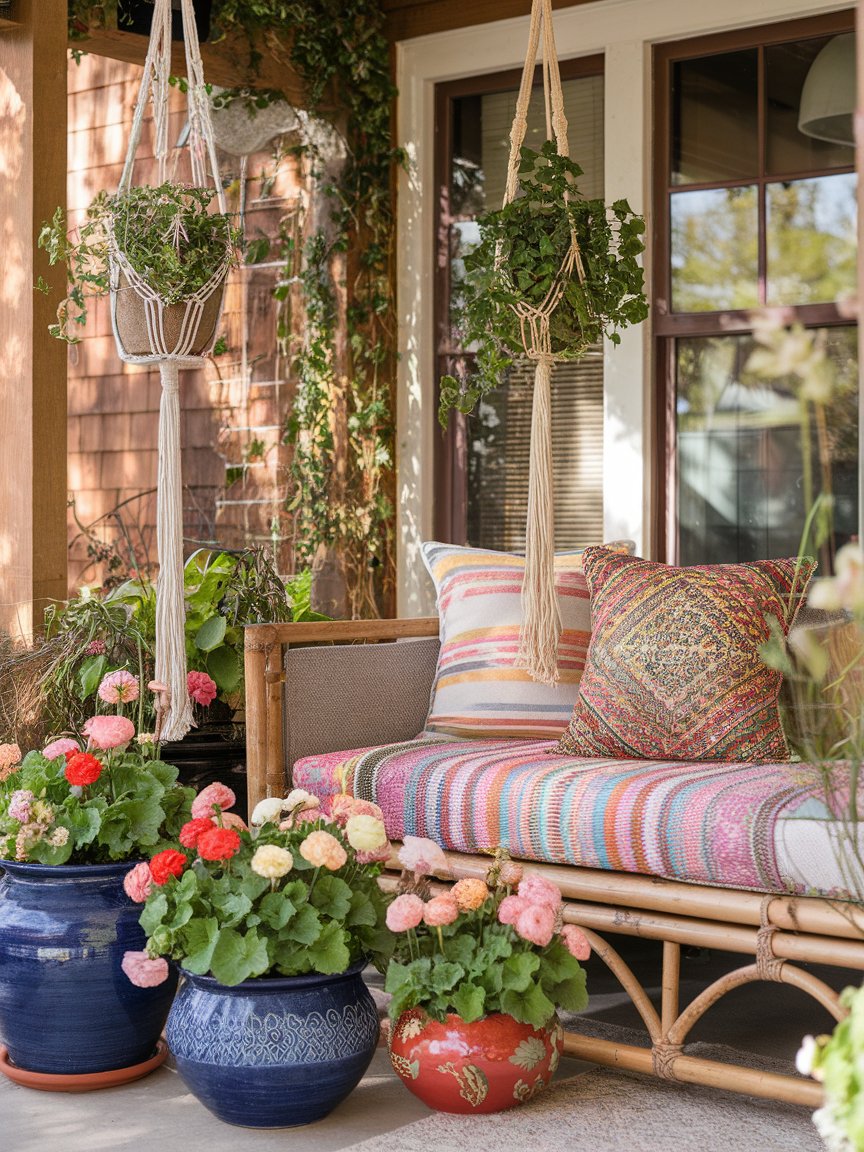 spring porch planters 4