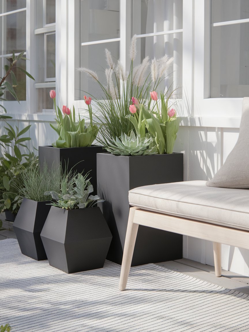 spring porch planters 7