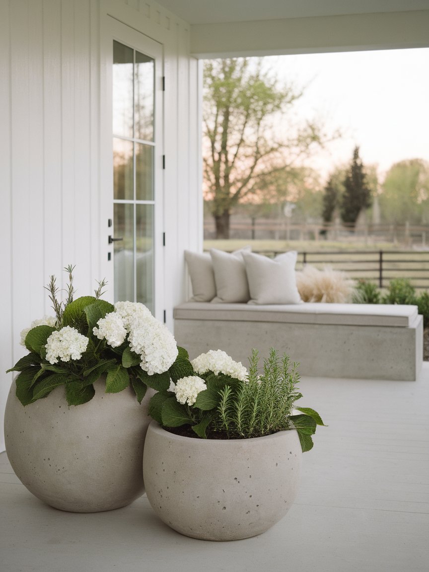 spring porch planters 9