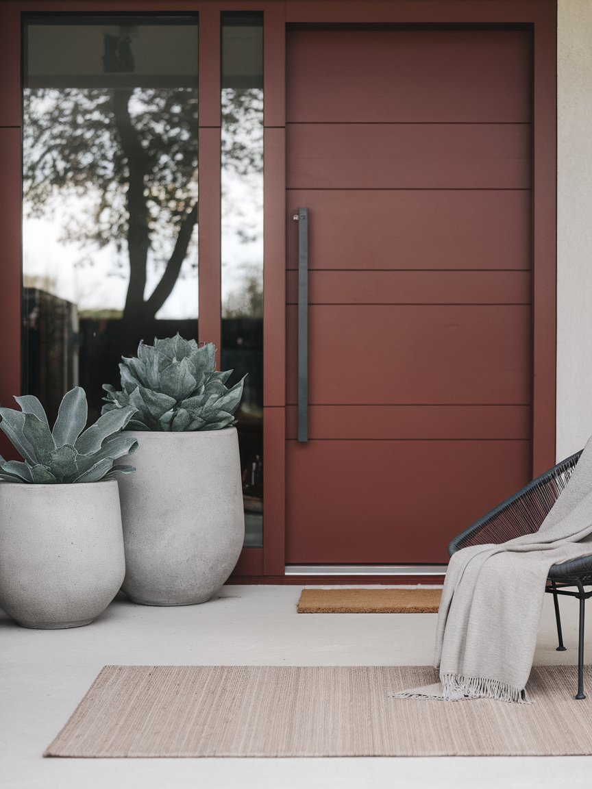 spring porch red door 19