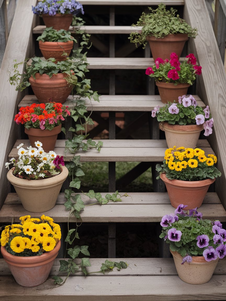 spring porch stairs 12