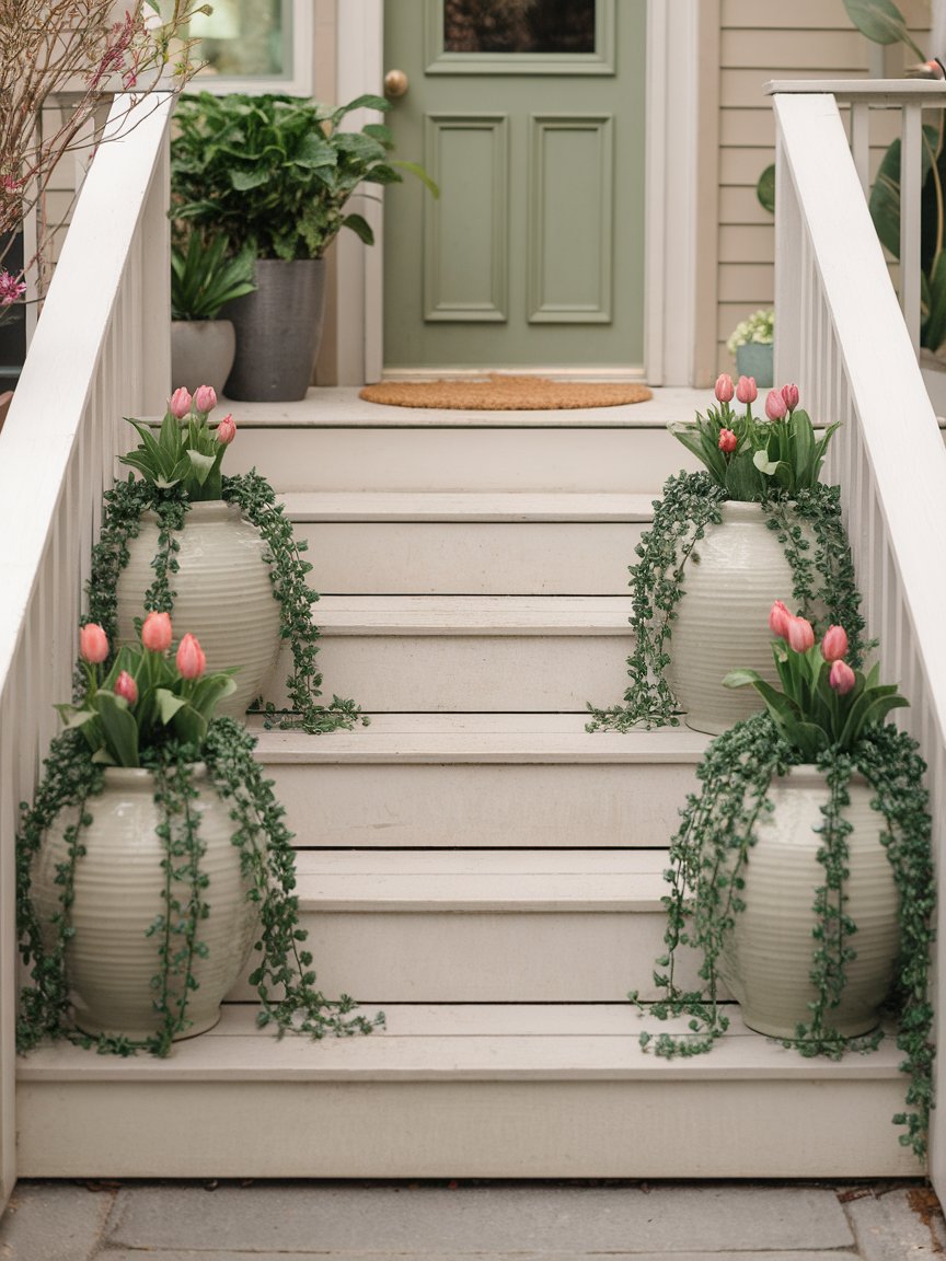 spring porch stairs 19