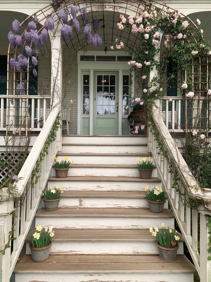 spring porch stairs 22