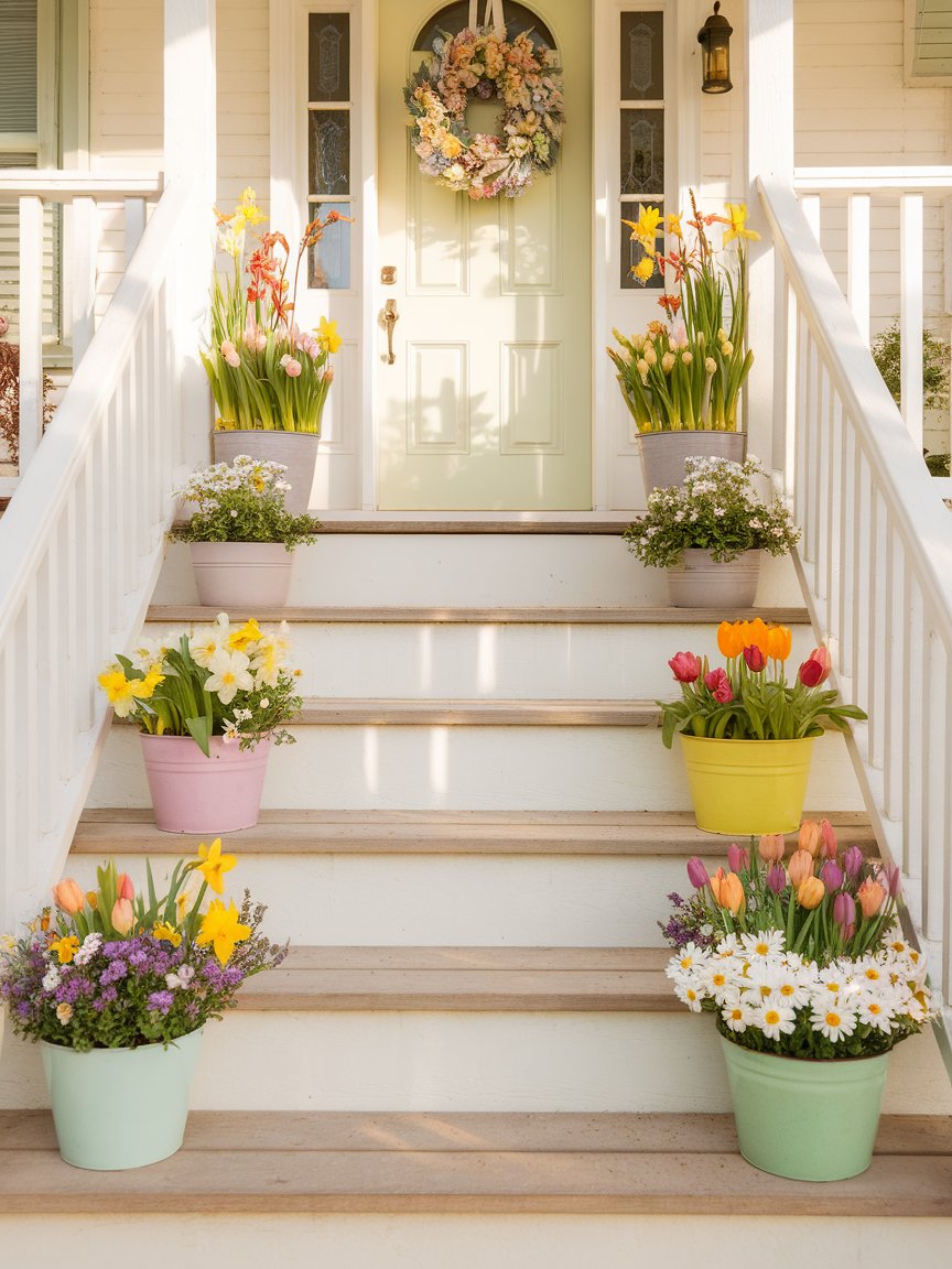 spring porch stairs 23