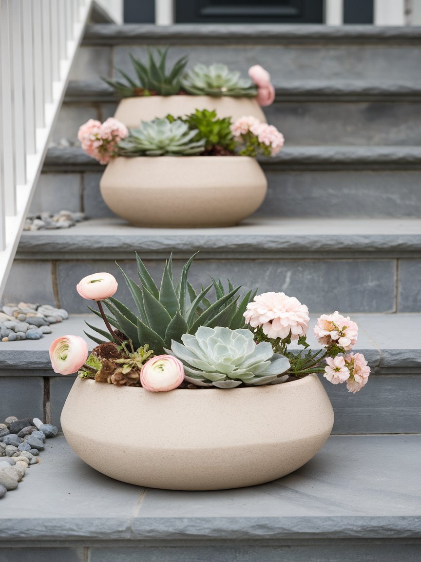 spring porch stairs 4