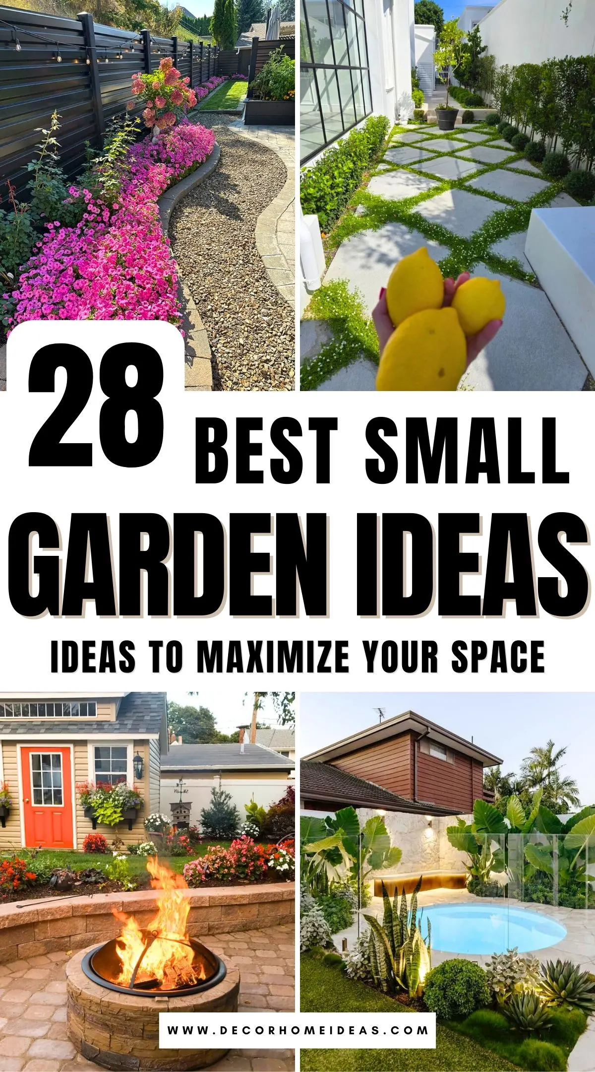 Discover 28 creative small garden design ideas that prove size doesn’t limit beauty. From vertical gardens to cozy patios, these smart layouts and space-saving tips will inspire you to create a lush oasis, no matter how compact your outdoor area is. Explore the possibilities!