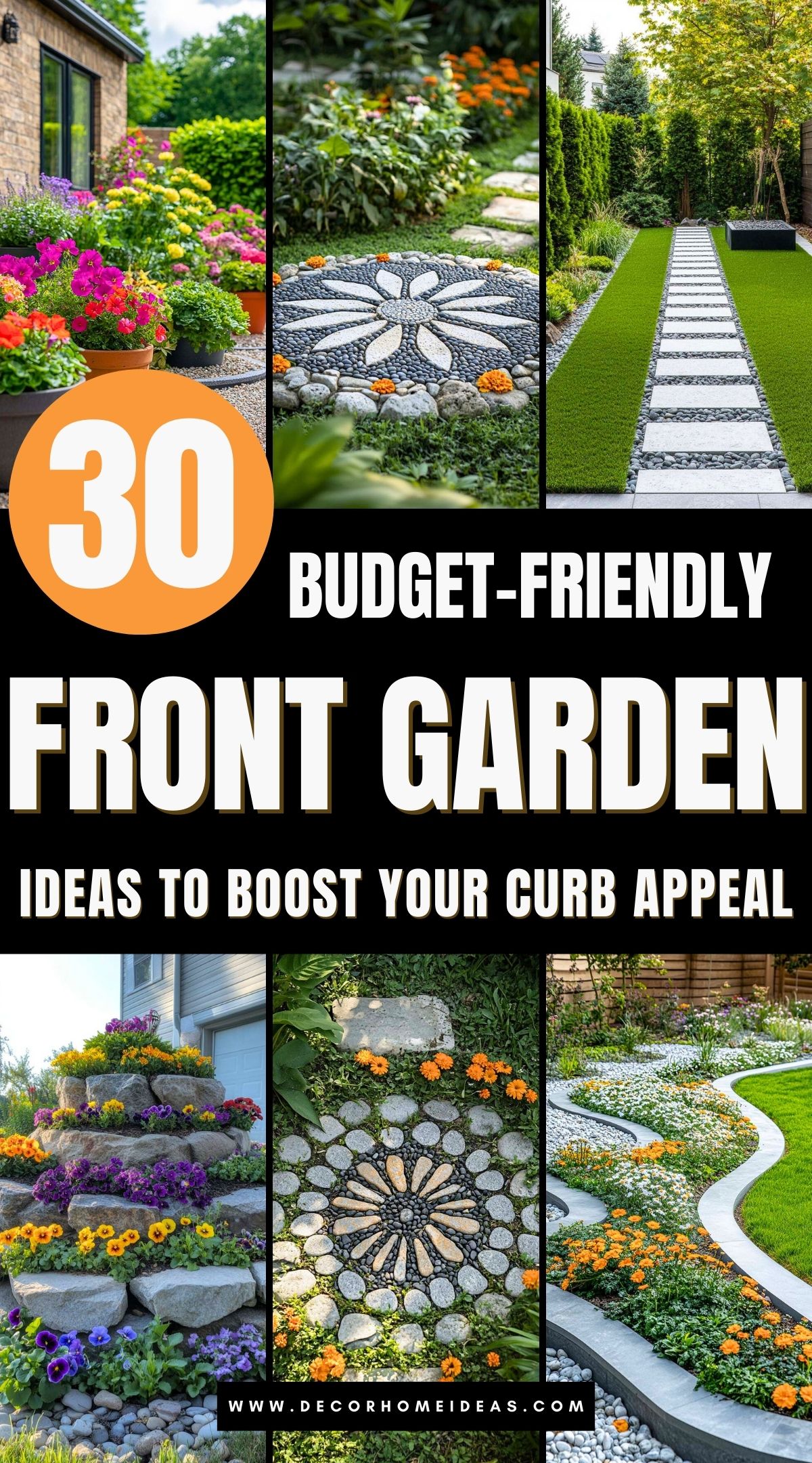 super easy front garden ideas on a budget 3