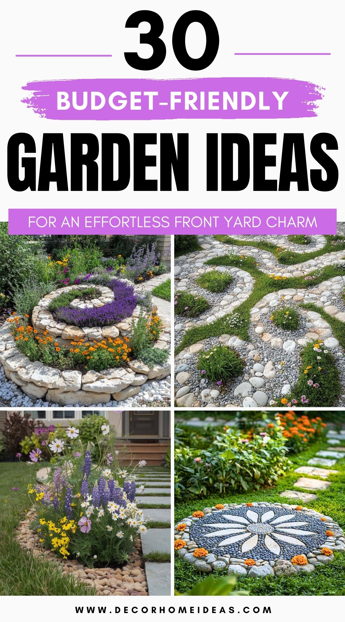 super easy front garden ideas on a budget 4