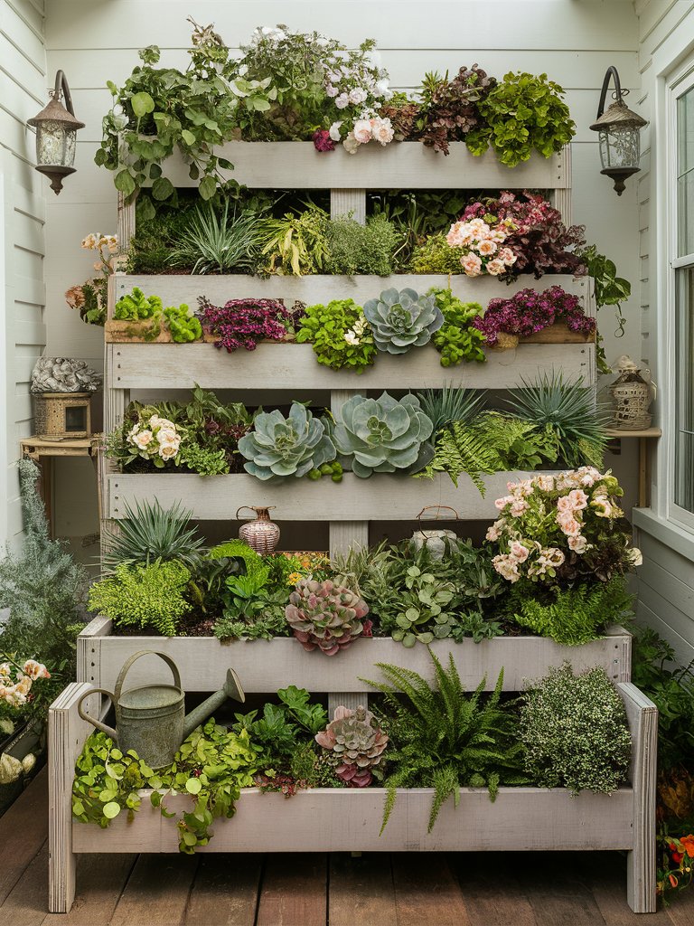 tiered garden ideas on a budget 16