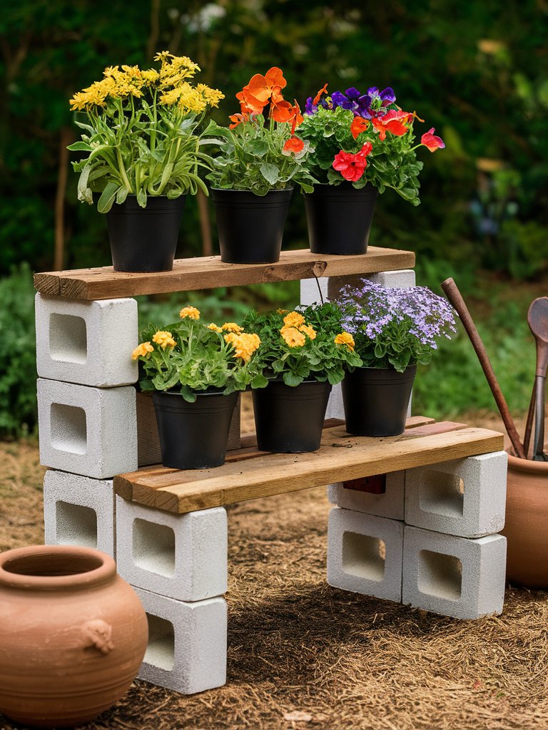 tiered garden ideas on a budget 3