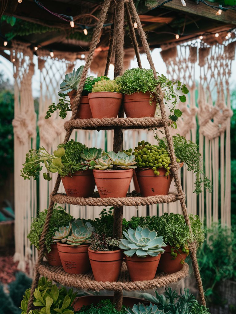 tiered garden ideas on a budget 4