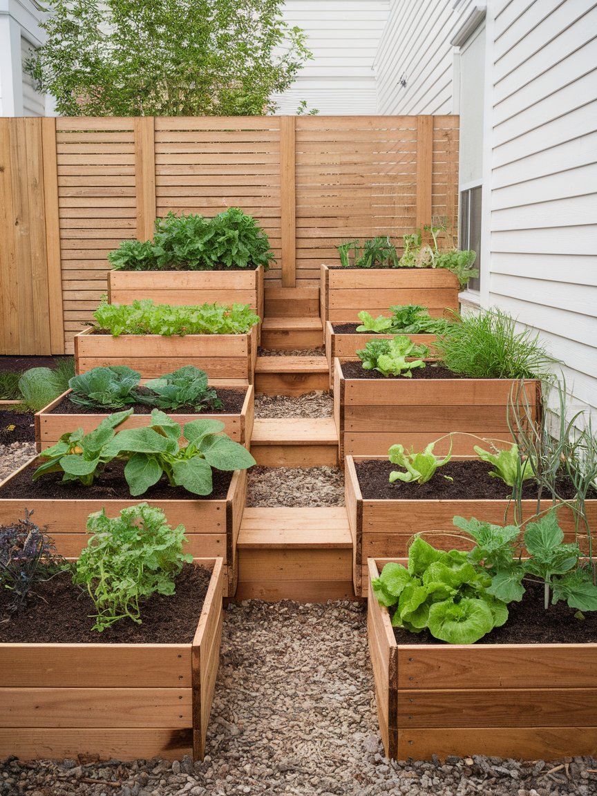 tiered garden ideas on a budget 5