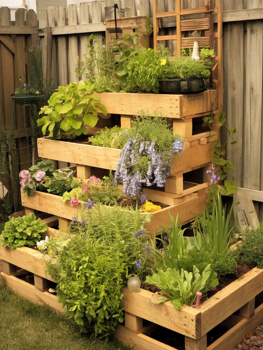 tiered garden ideas on a budget 6