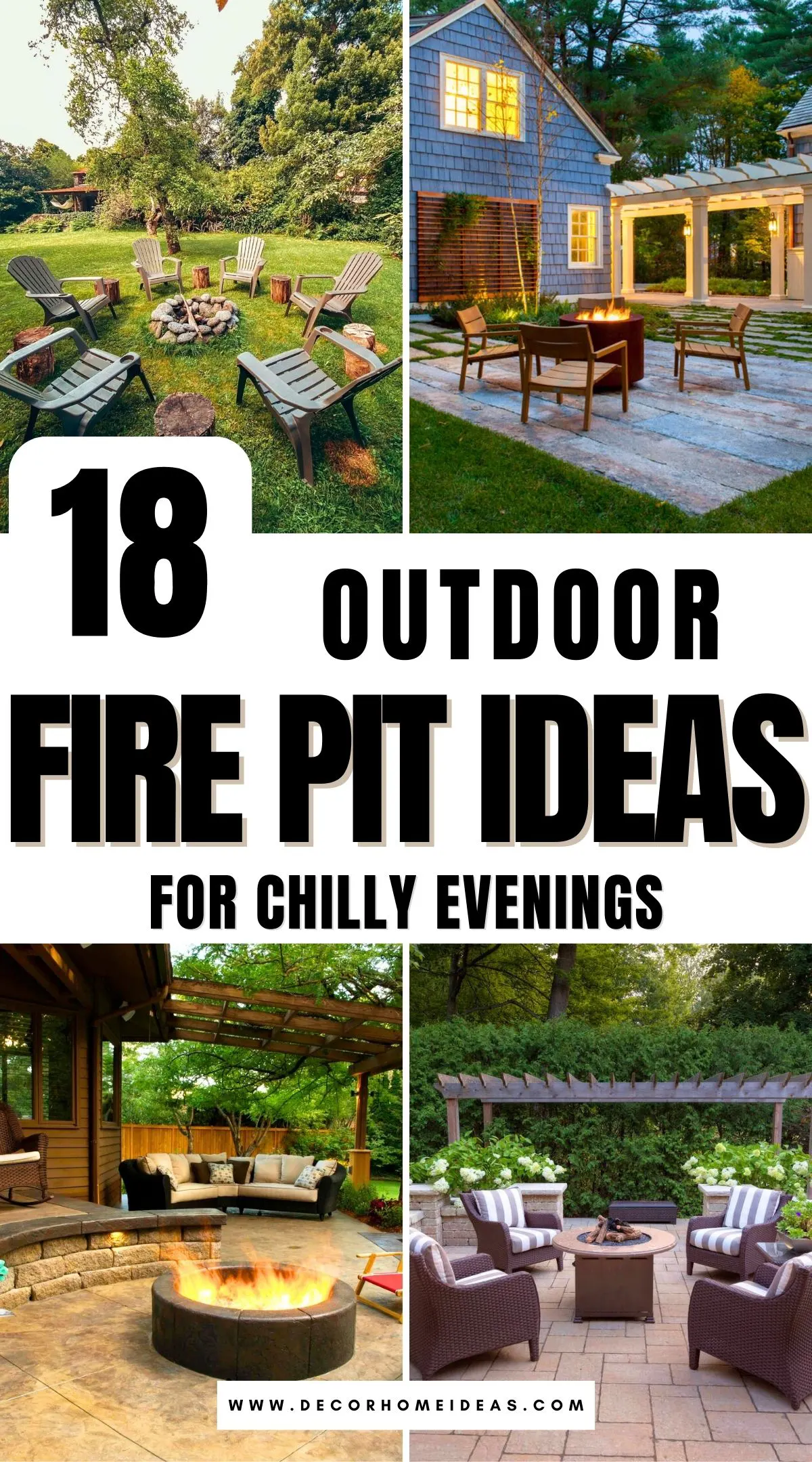 Discover 18 stylish outdoor fire pit designs perfect for cozying up on chilly evenings. From modern to rustic, these ideas blend warmth and charm, creating the ultimate backyard retreat. Ready to spark inspiration for your outdoor space? Explore these must-see fire pit styles!