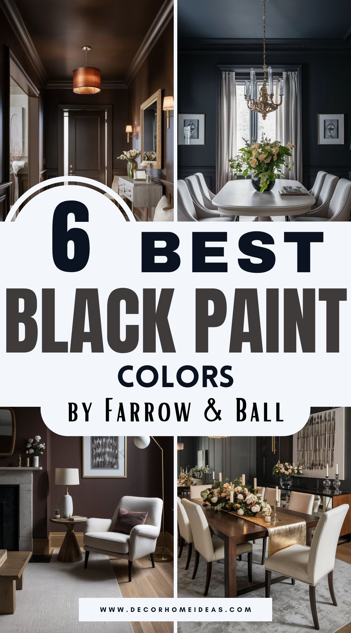 Looking for the perfect black paint? Farrow & Ball offers six rich, sophisticated shades that bring depth and drama to any space. From deep charcoal to true black, these hues add timeless elegance to walls, cabinets, and trim. Discover which one suits your style best!