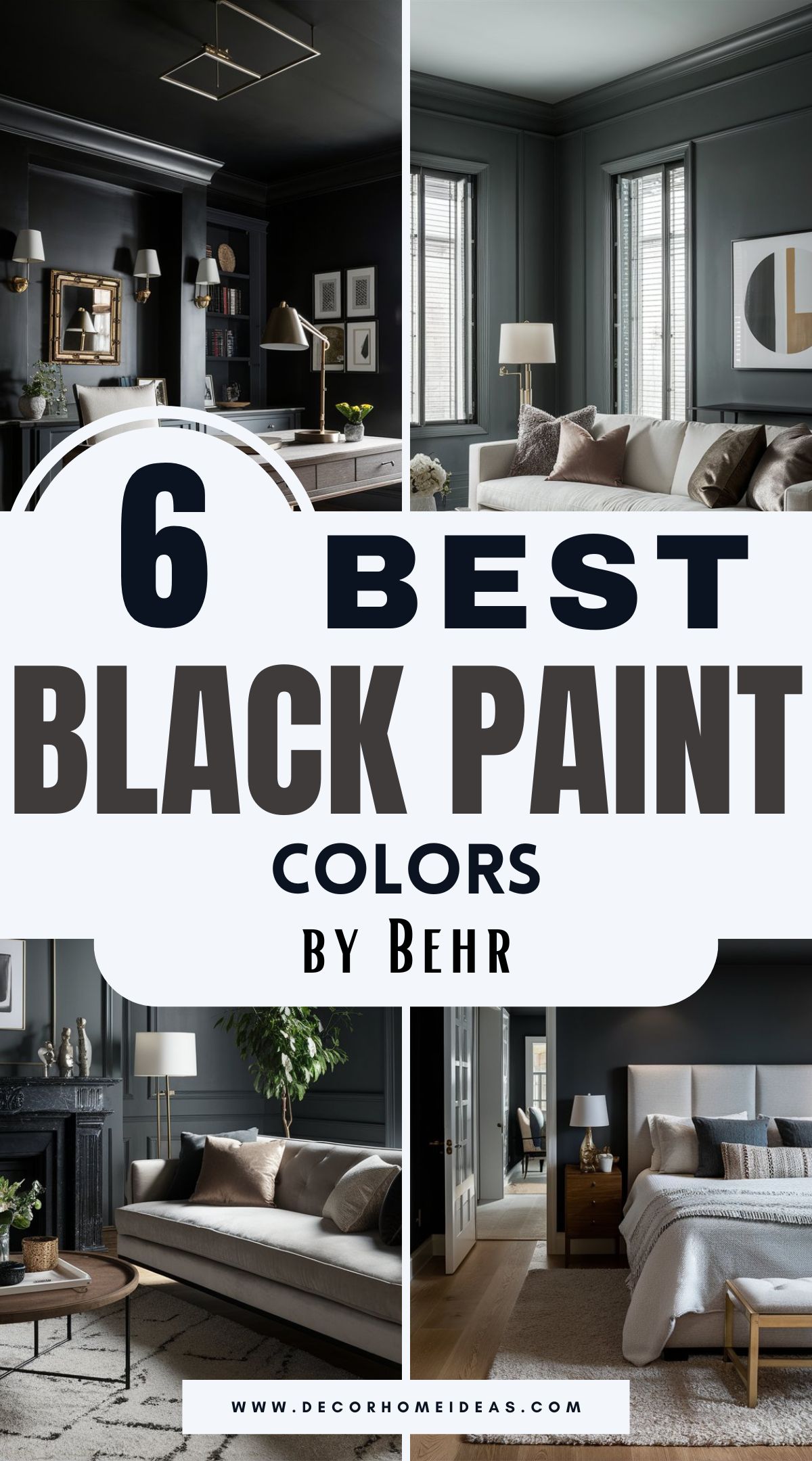 Looking for the perfect black paint color? Behr offers a range of elegant shades, from deep charcoal to true black, each bringing sophistication and depth to any space. Whether you want a bold statement wall or a subtle, moody touch, these six stunning options will inspire your next project.