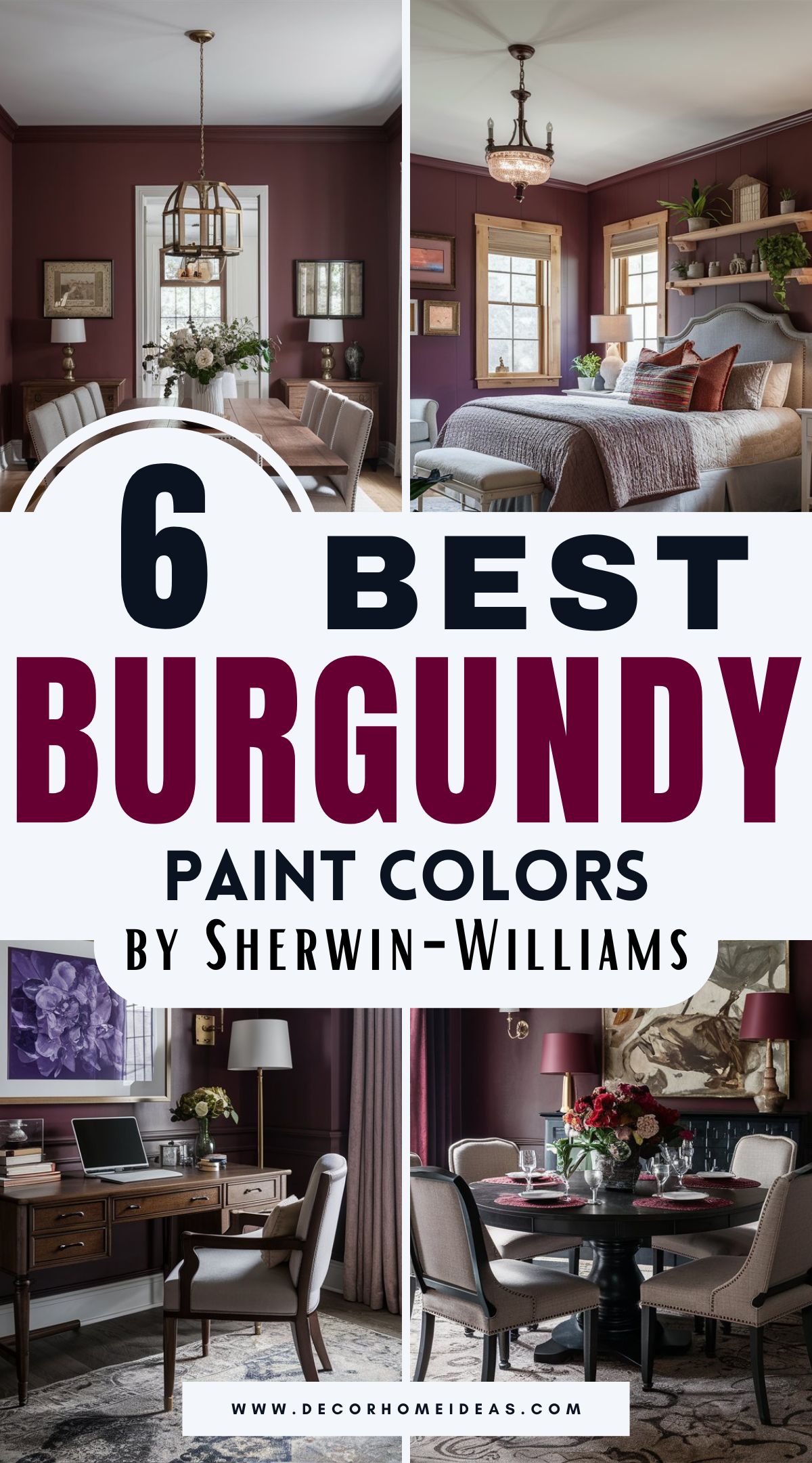 Discover the 6 best burgundy paint colors from Sherwin-Williams that add warmth and sophistication to any space. From deep, rich tones to soft, muted shades, find out which hues are perfect for creating a cozy atmosphere. Which one will suit your home best?