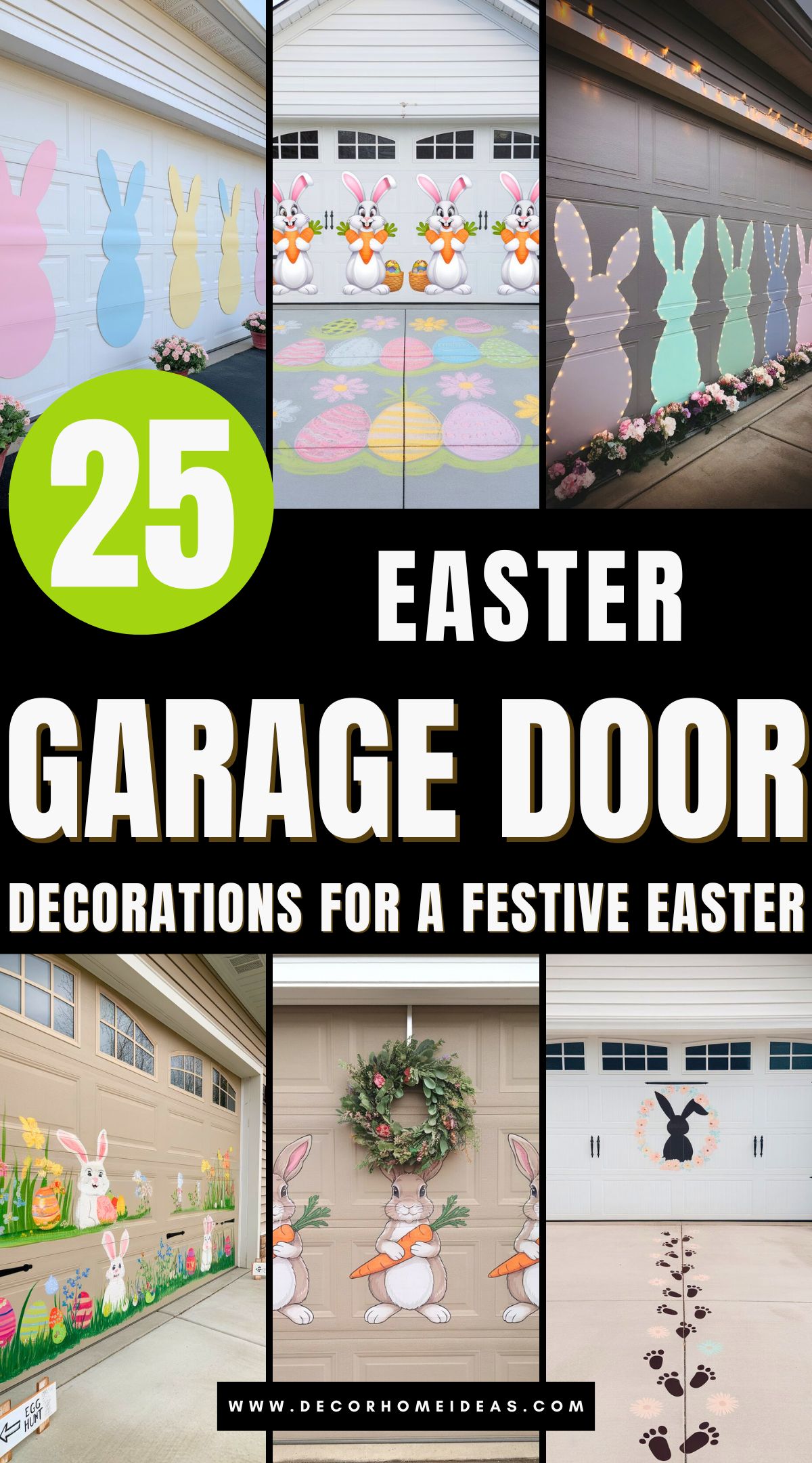 best easter garage door decorations 3