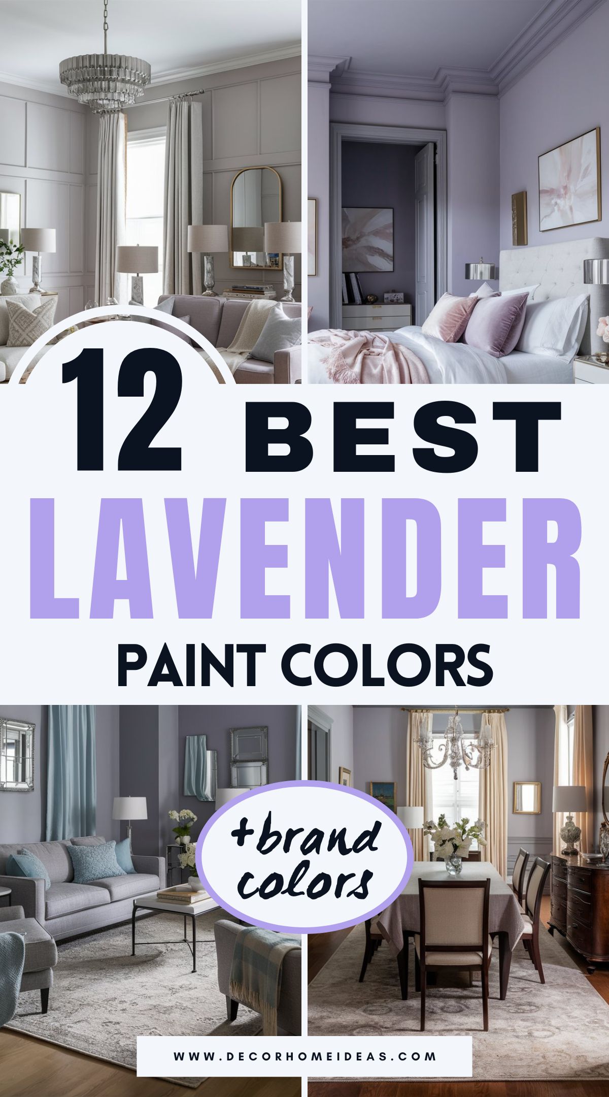 Discover the 12 best lavender paint colors from Sherwin-Williams, Benjamin Moore, Behr, and Farrow & Ball. From soft pastels to rich hues, find the perfect shade to create a calming and stylish space. Which lavender tone will suit your home best?