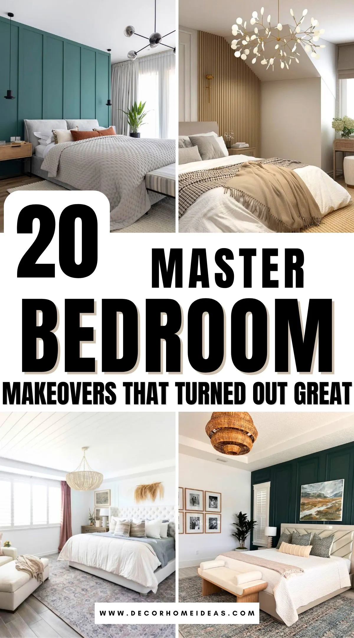 Looking for inspiration to refresh your master bedroom? These 20 stunning makeovers showcase incredible before-and-after transformations, from outdated and cluttered to stylish and serene. Whether you love modern minimalism or cozy farmhouse vibes, these ideas will spark your next redesign!