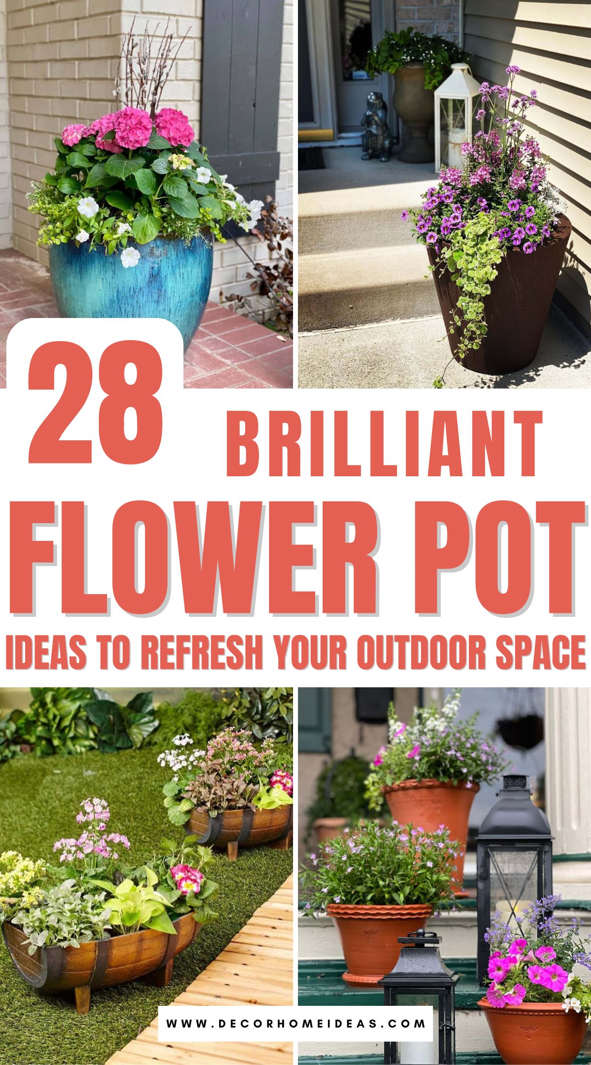 best outdoor flower pot ideas 2