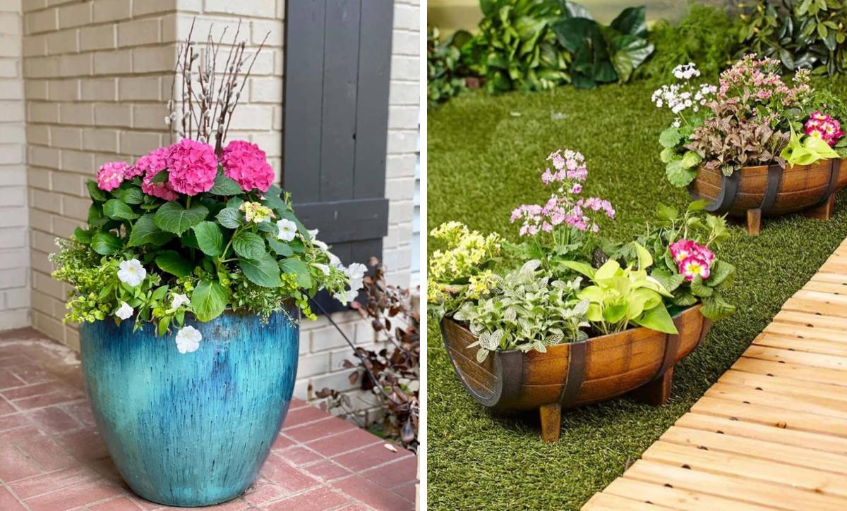 best outdoor flower pot ideas