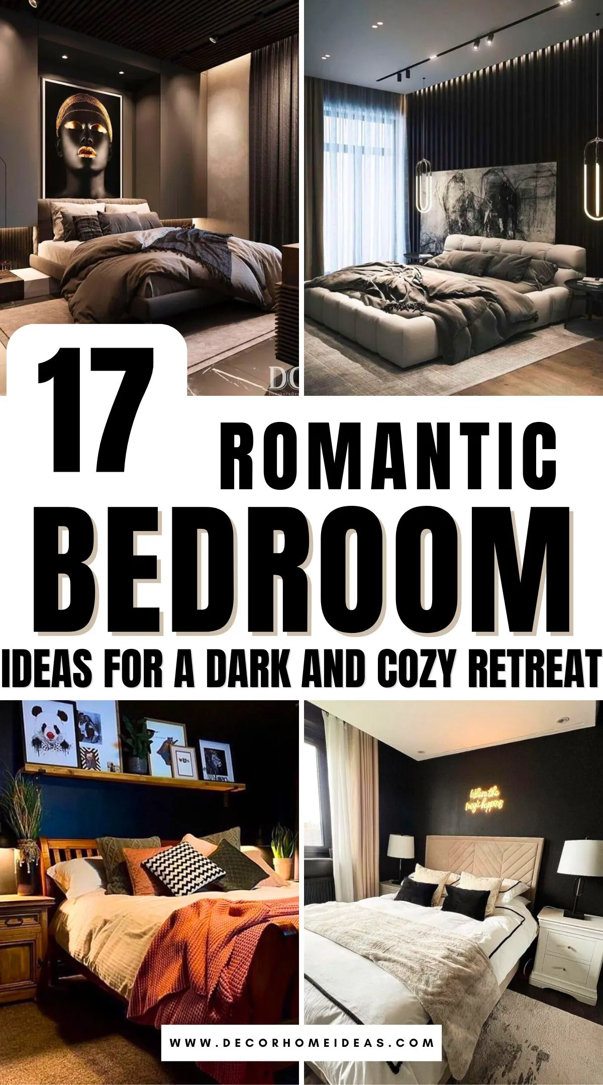 Discover 17 romantic dark and cozy bedroom ideas that create the perfect intimate retreat. From moody color palettes to plush textures and soft lighting, these design tips will help you craft a dreamy space ideal for relaxation and romance.