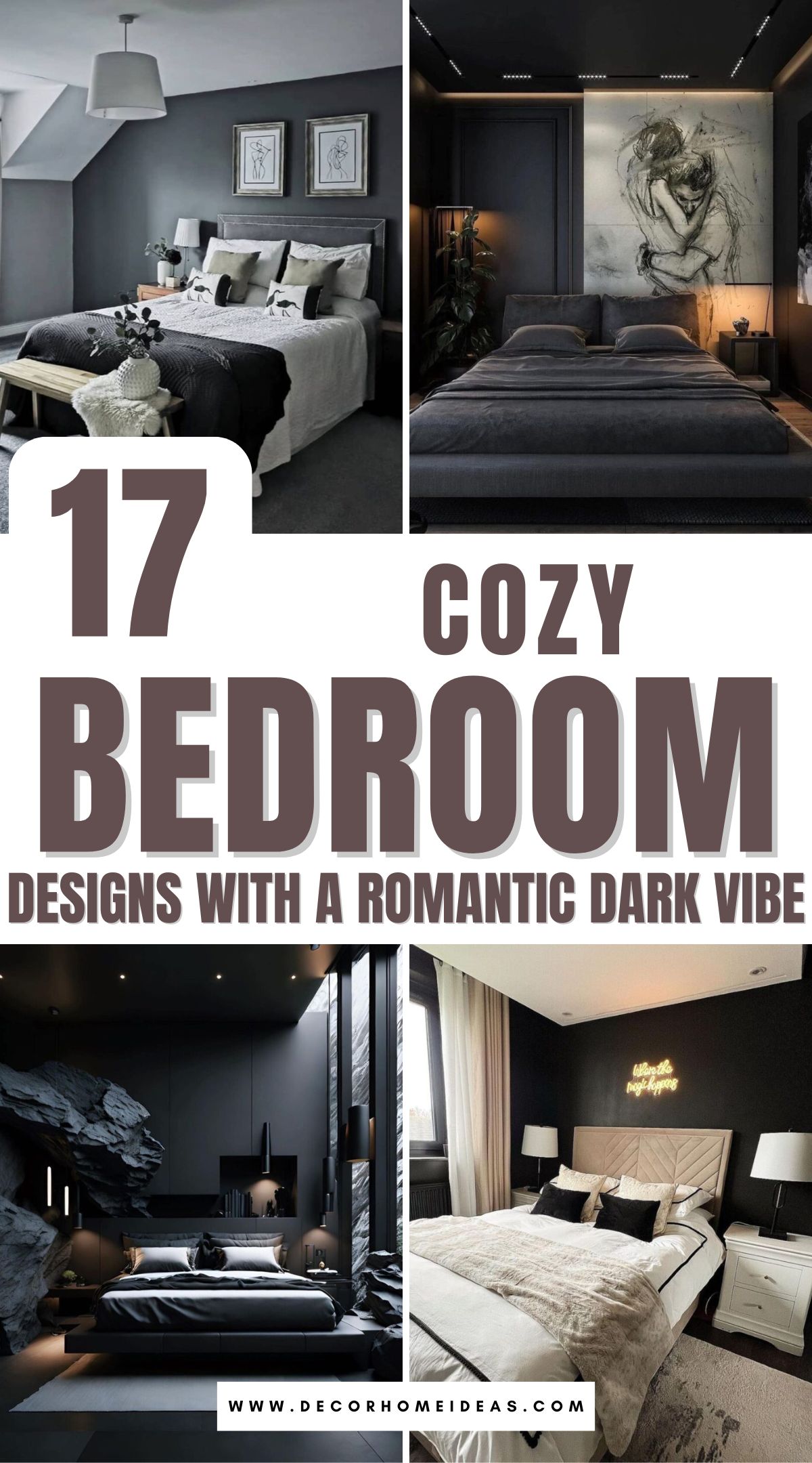 best romantic dark and cozy bedroom ideas 2