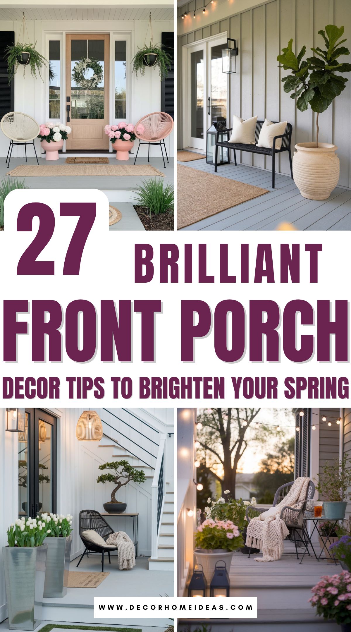 best spring front porch decor 2