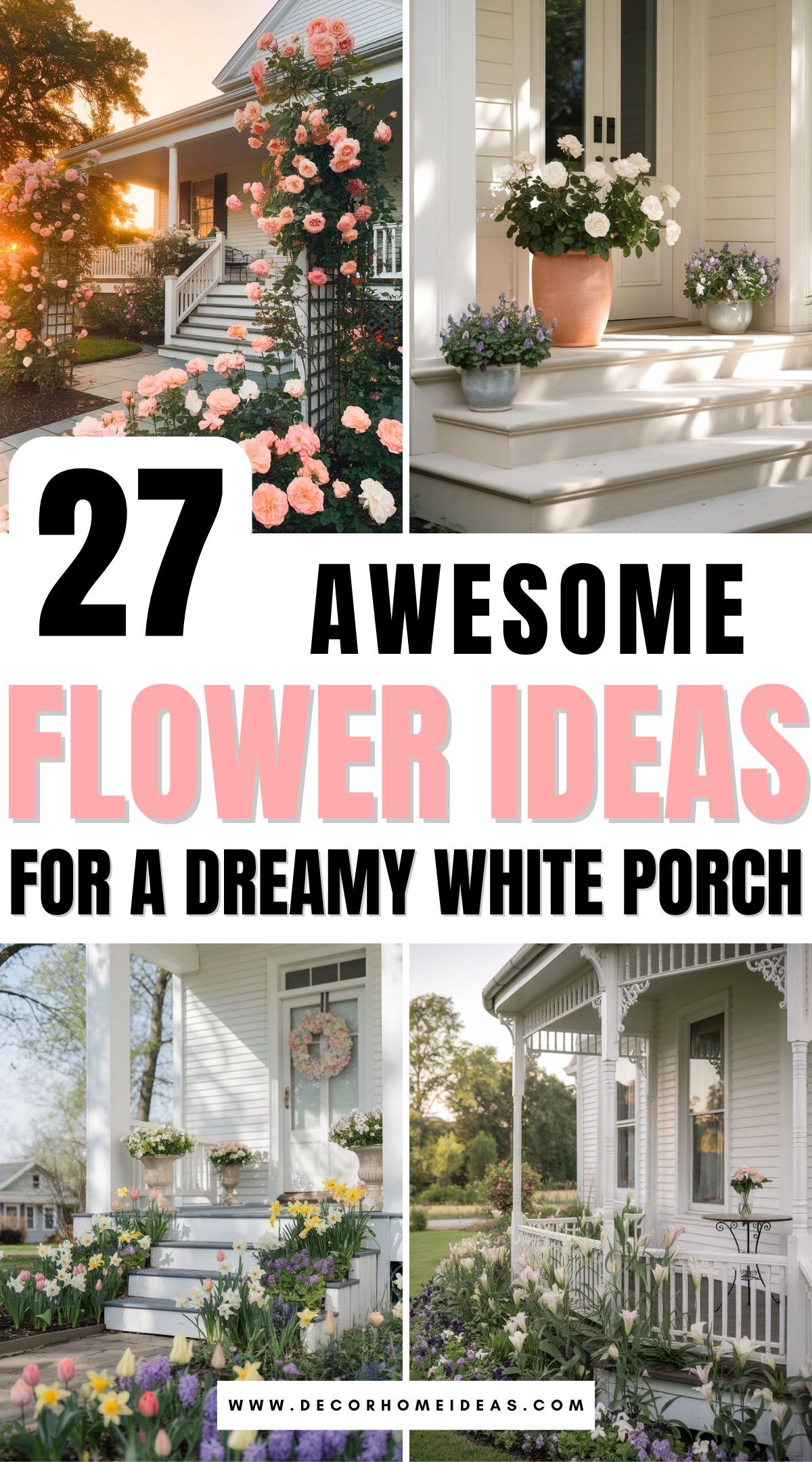 flower ideas white porch 2