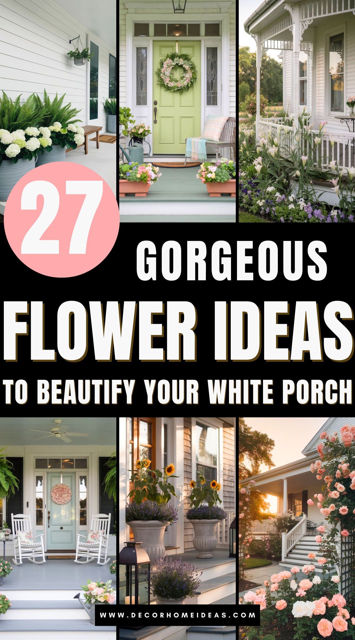 flower ideas white porch 3