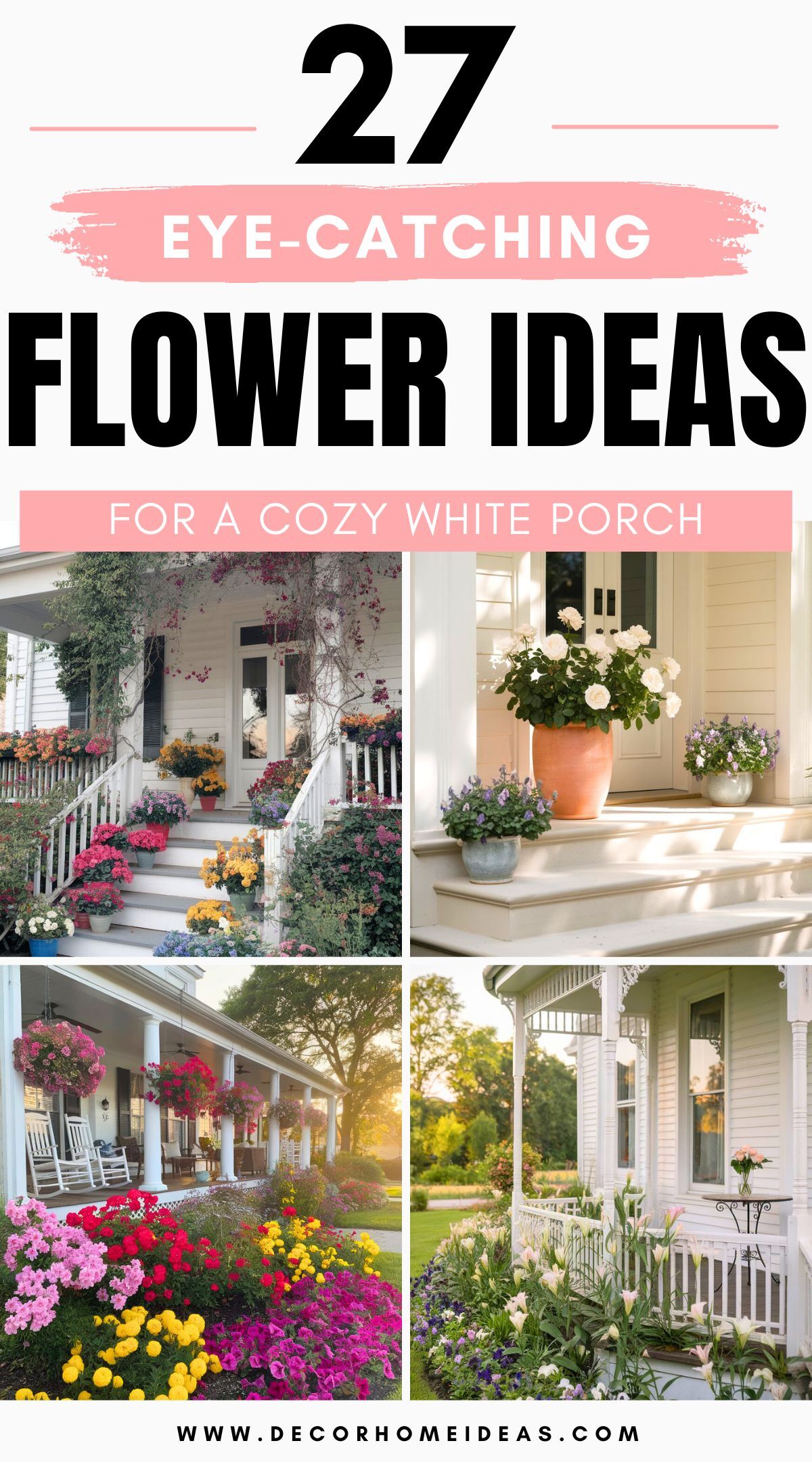 flower ideas white porch 4