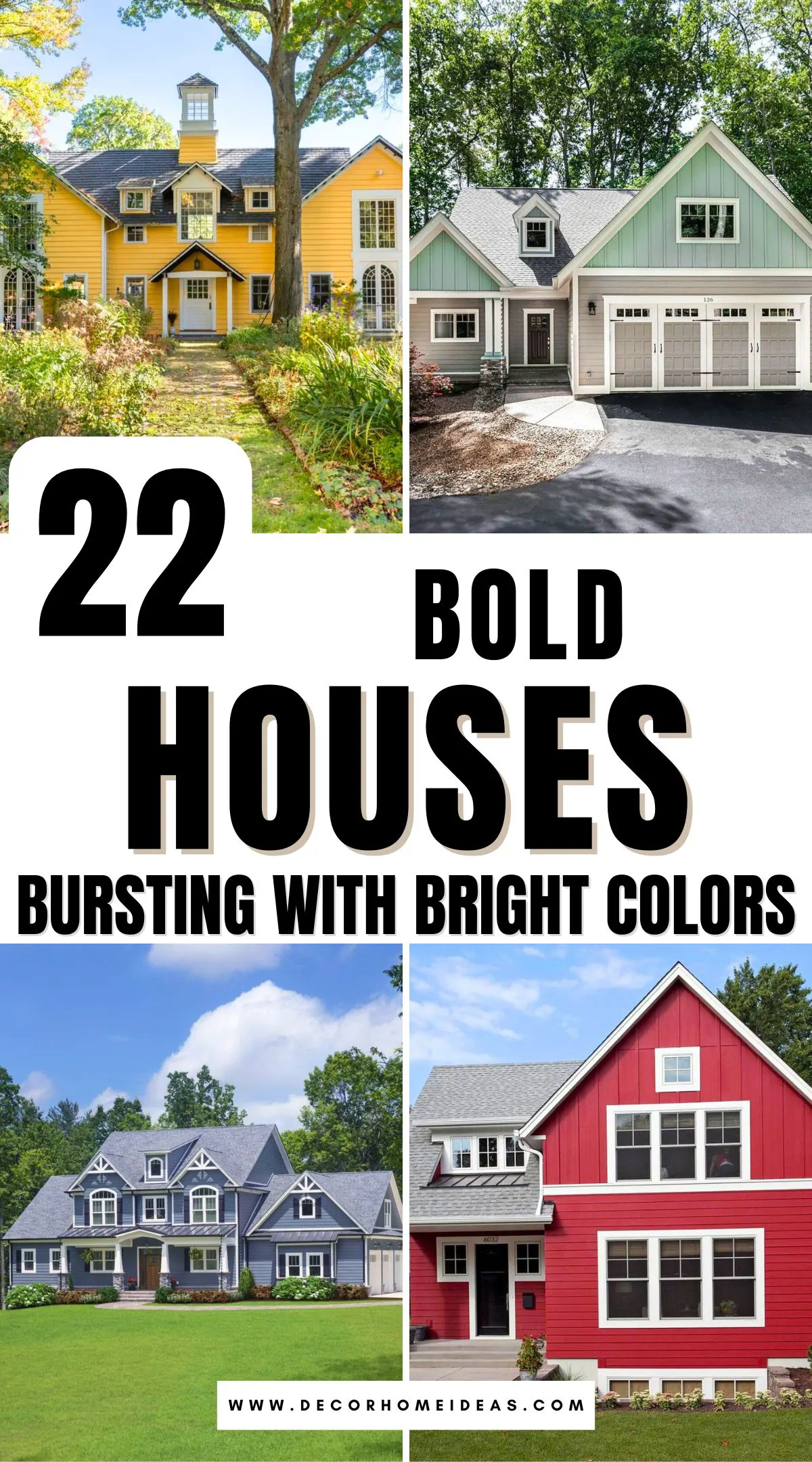 Love bold design? These 22 houses burst with bright, eye-catching colors that demand attention. From vivid reds to electric blues, discover how fearless homeowners turned simple structures into vibrant masterpieces. Perfect for anyone who loves daring, standout aesthetics that make a statement. Get inspired to add a bold touch to your own home!

