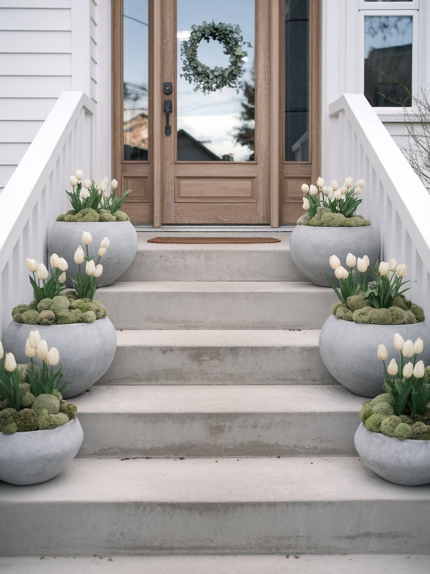 spring porch stairs 18