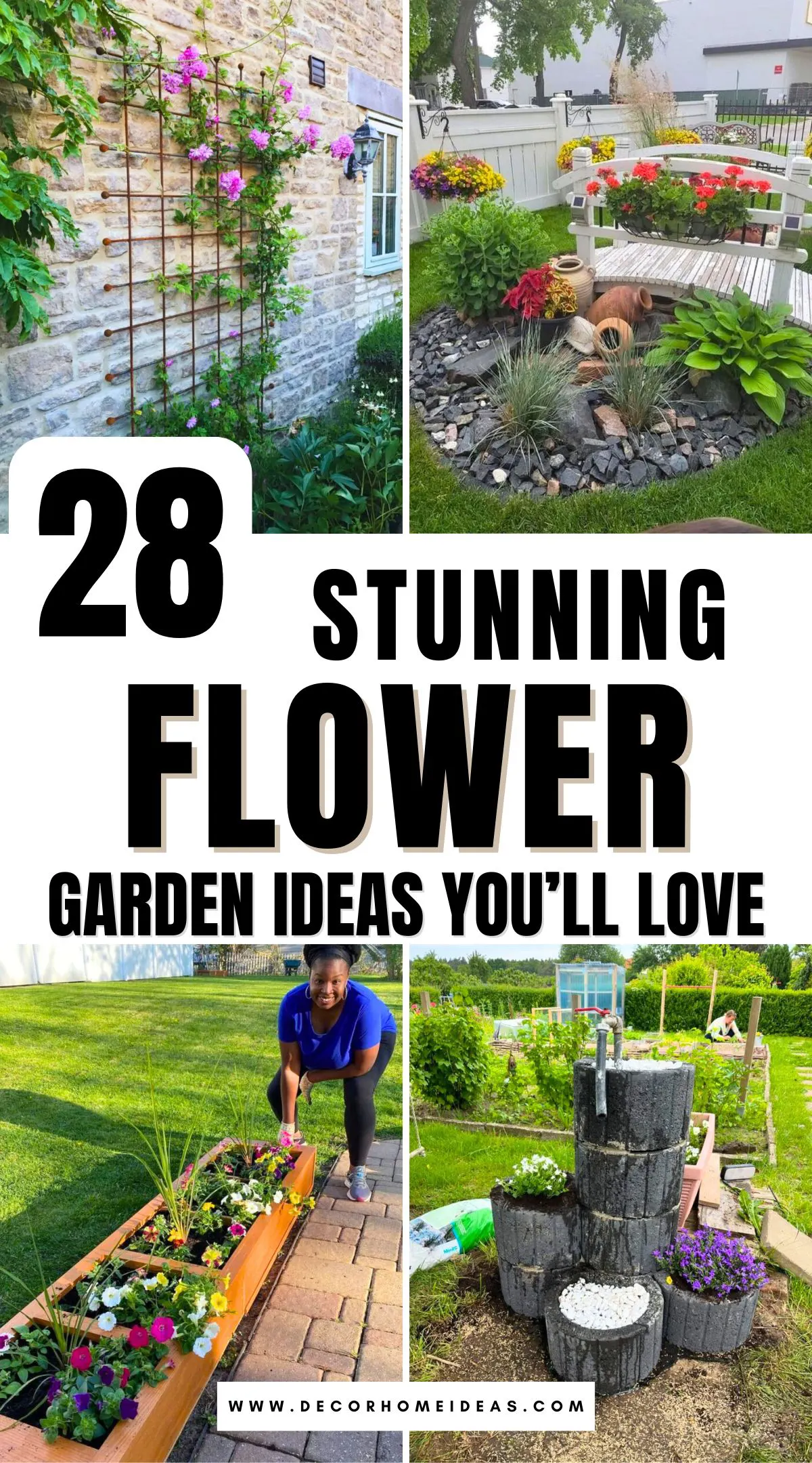 Give your garden a fresh look with these 28 creative DIY flower garden ideas! Whether you want a charming cottage feel, a modern touch, or a whimsical design, these projects will add beauty and personality to your outdoor space. Discover unique ways to showcase your blooms and get inspired to start planting!