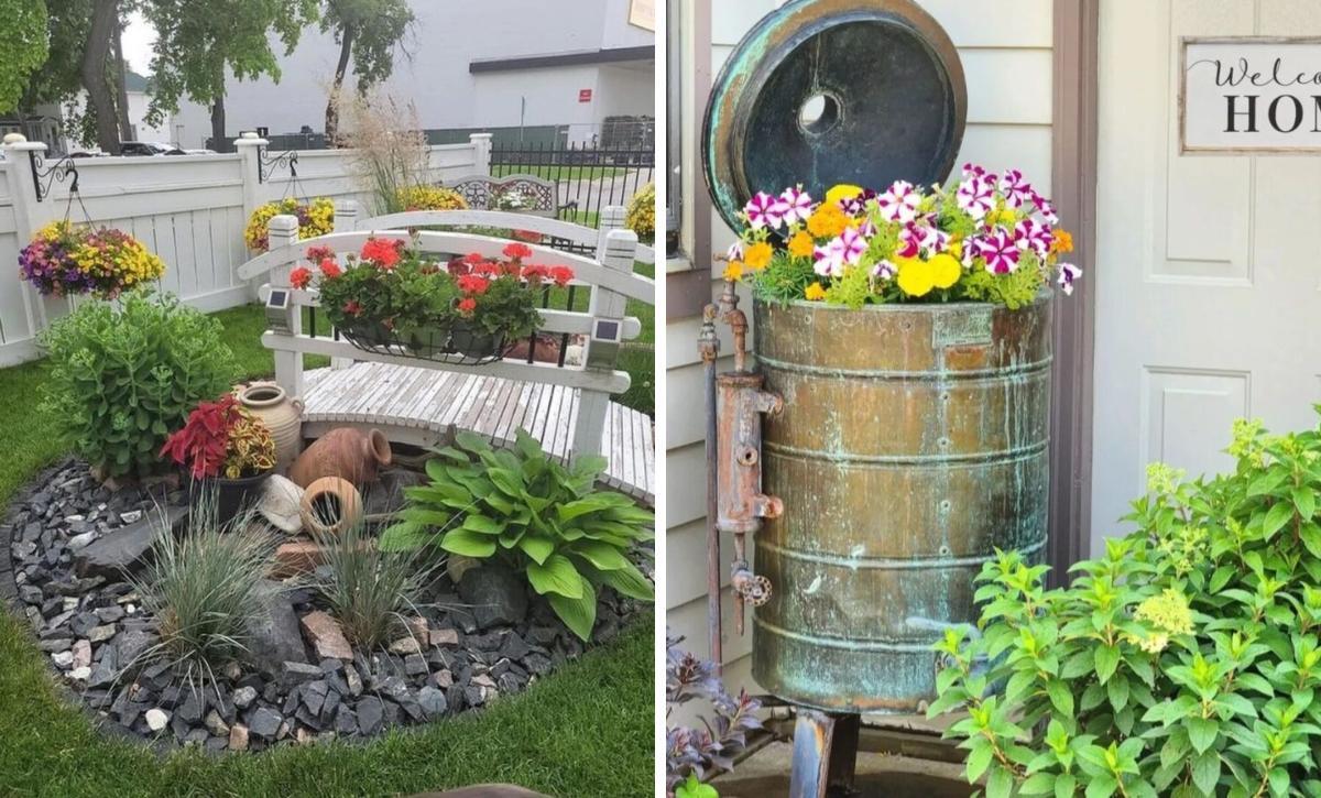 DIY Flower garden ideas