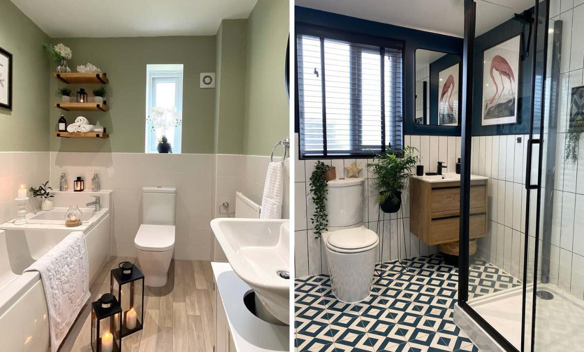 bathroom color combos