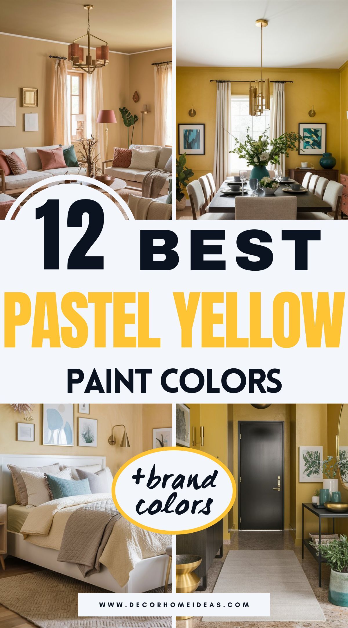 Looking for the perfect soft yellow hue? Discover 12 sunny pastel yellow paint colors that add warmth, cheer, and a fresh glow to any space. See which shades work best for different rooms and find unexpected favorites you’ll want to try!