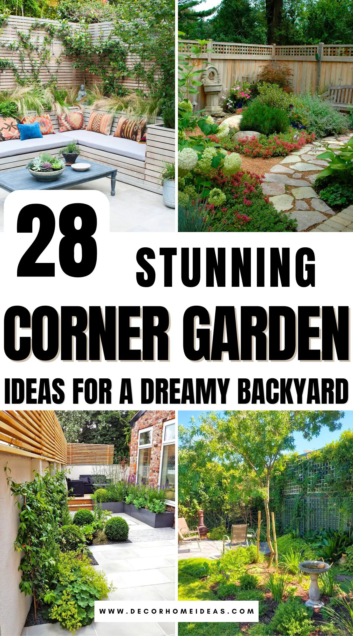 Make the most of every inch of your backyard with these 28 stunning corner garden ideas! From lush flower beds to serene seating areas, these designs create a cozy and inviting retreat. Whether you love vibrant blooms or a tranquil green space, you'll find plenty of inspiration to refresh your outdoor haven.