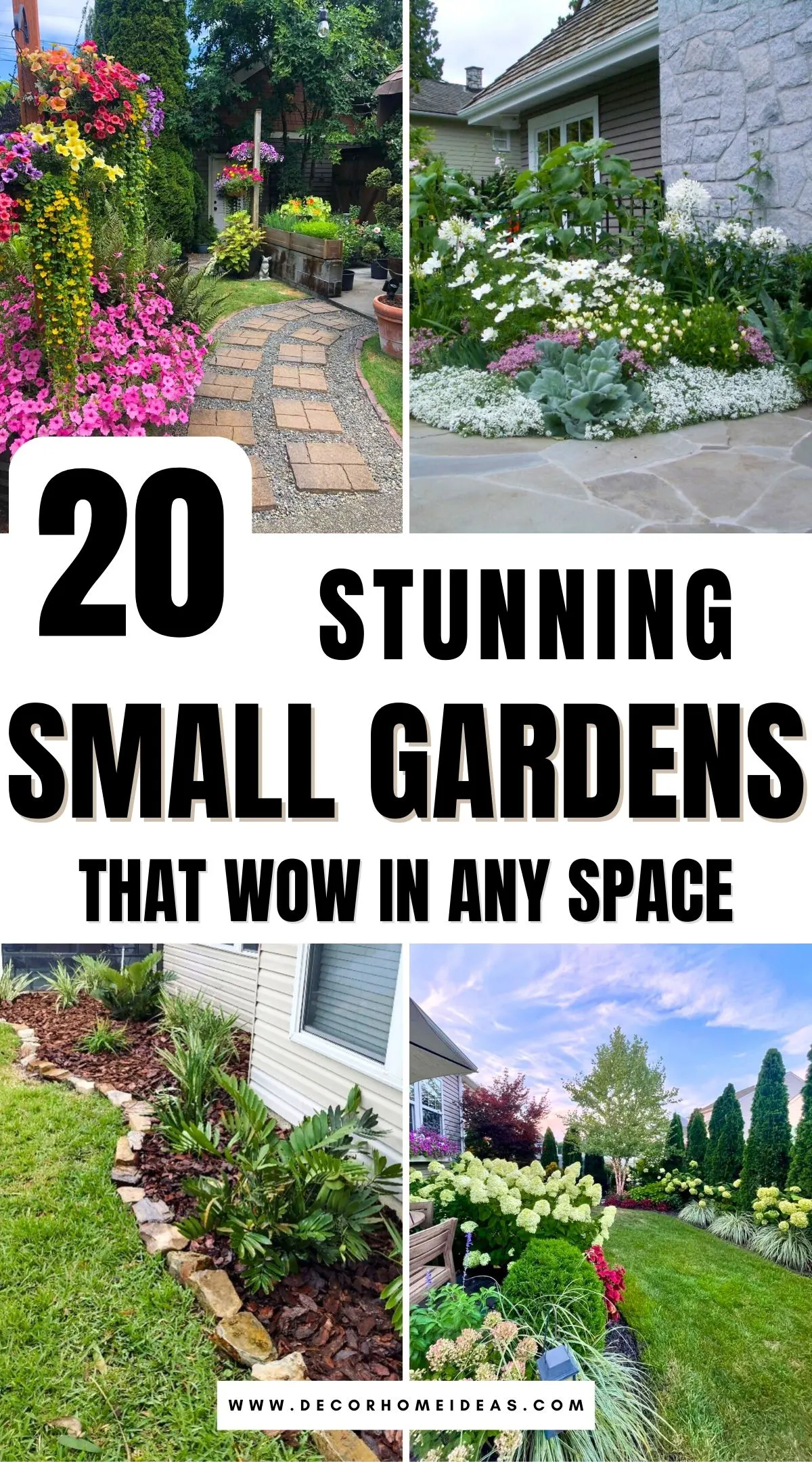 Don’t let a small yard stop you from having a breathtaking garden! These stunning small gardens prove that even the tiniest spaces can be full of life, color, and charm. From balcony planters to lush patio corners, these ideas will inspire you to create a garden that wows in any space!

